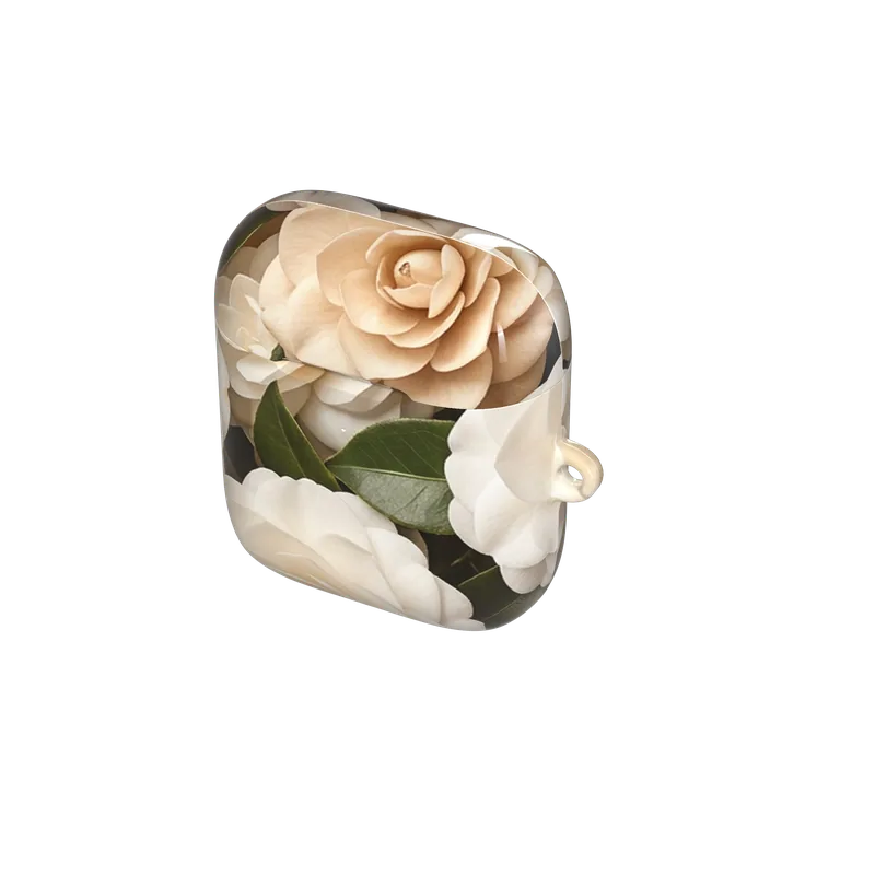 Ivory Camellia Satin case