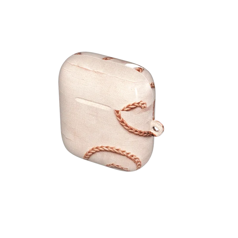 Rose Gold Chainstitch Vine Design case