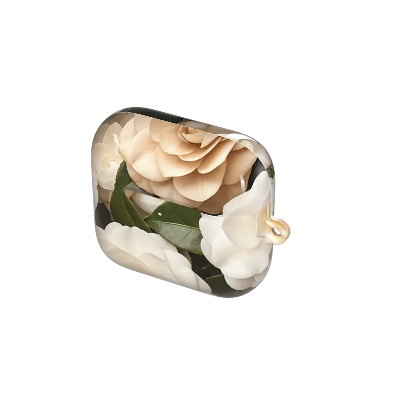 Ivory Camellia Satin case