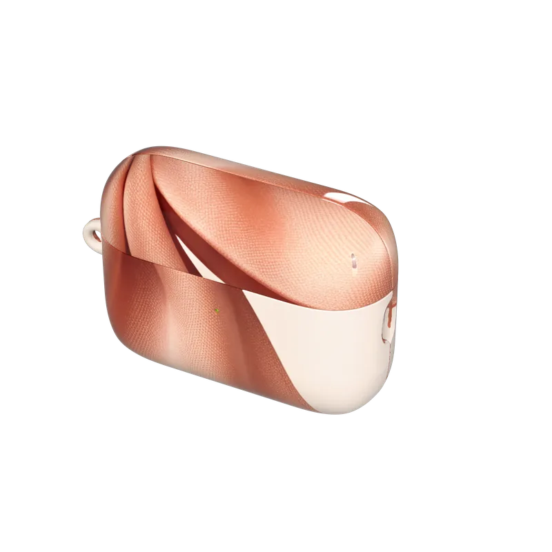 Peach Bow and Ribbon Print Design