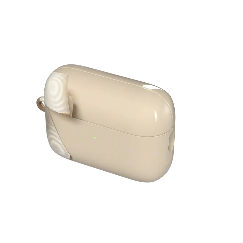 Ivory Ribbon Pearl Drop Bow Case