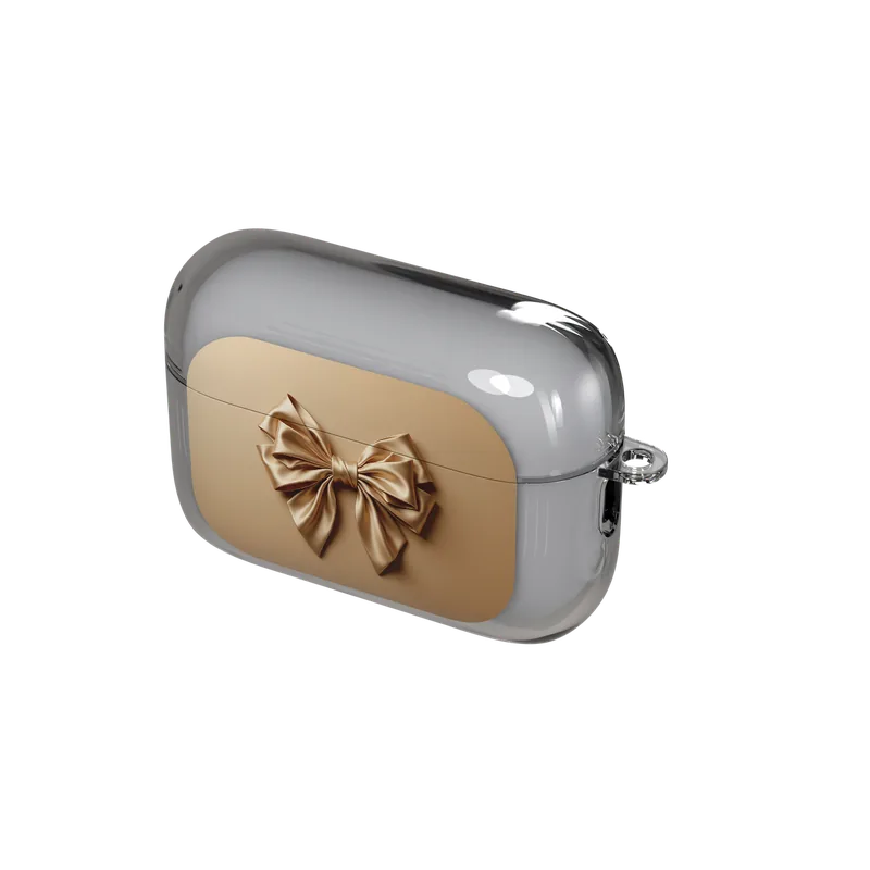 Champagne Satin Origami Bow Case