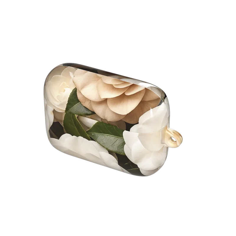 Ivory Camellia Satin case