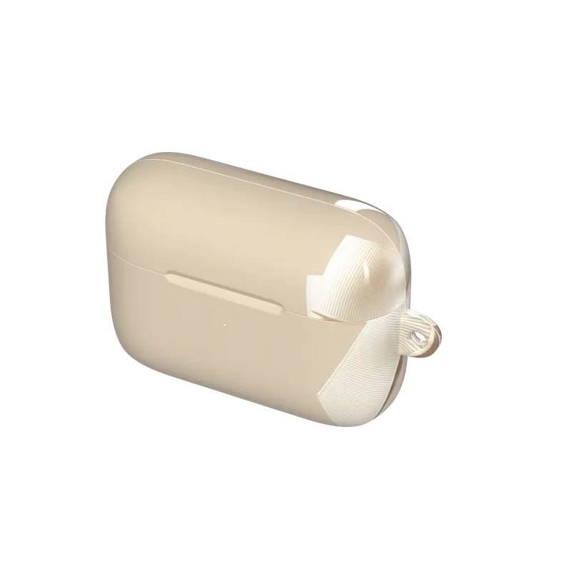 Ivory Ribbon Pearl Drop Bow Case