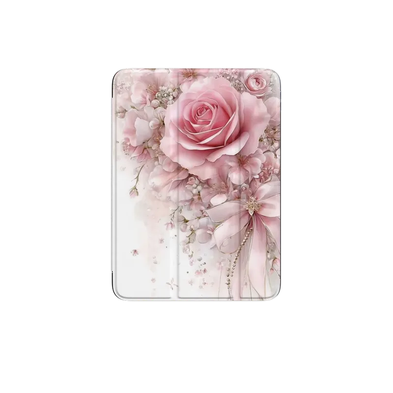 Blushing Rose Pearl Bow Case