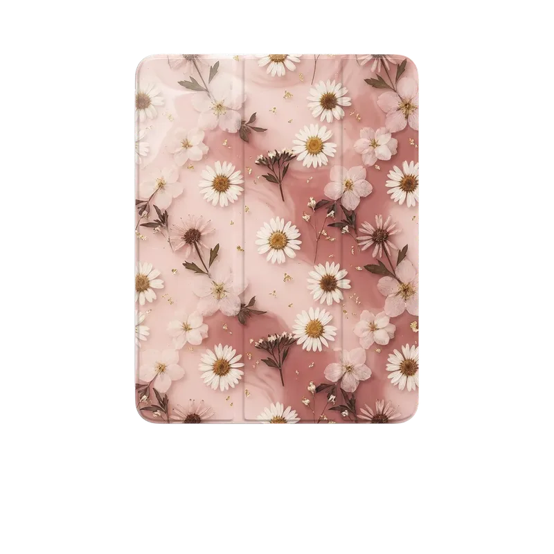 Blush Pink Pressed Resin Design case