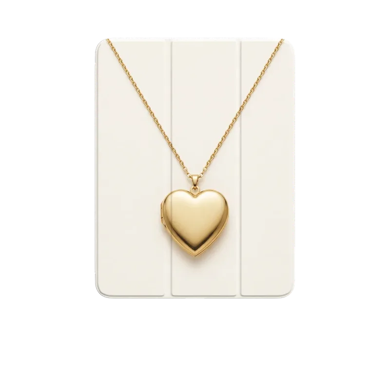 Gold Heart Locket case