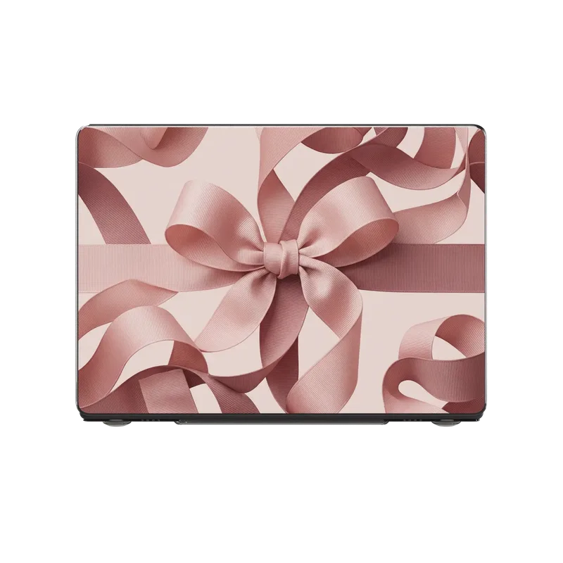 Blush Pink Ribbon Strap Bow case