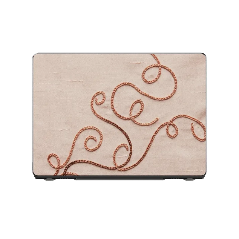 Rose Gold Chainstitch Vine case