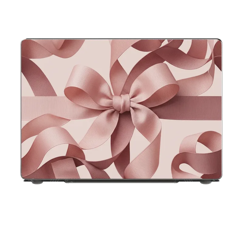 Blush Pink Ribbon Strap Bow case