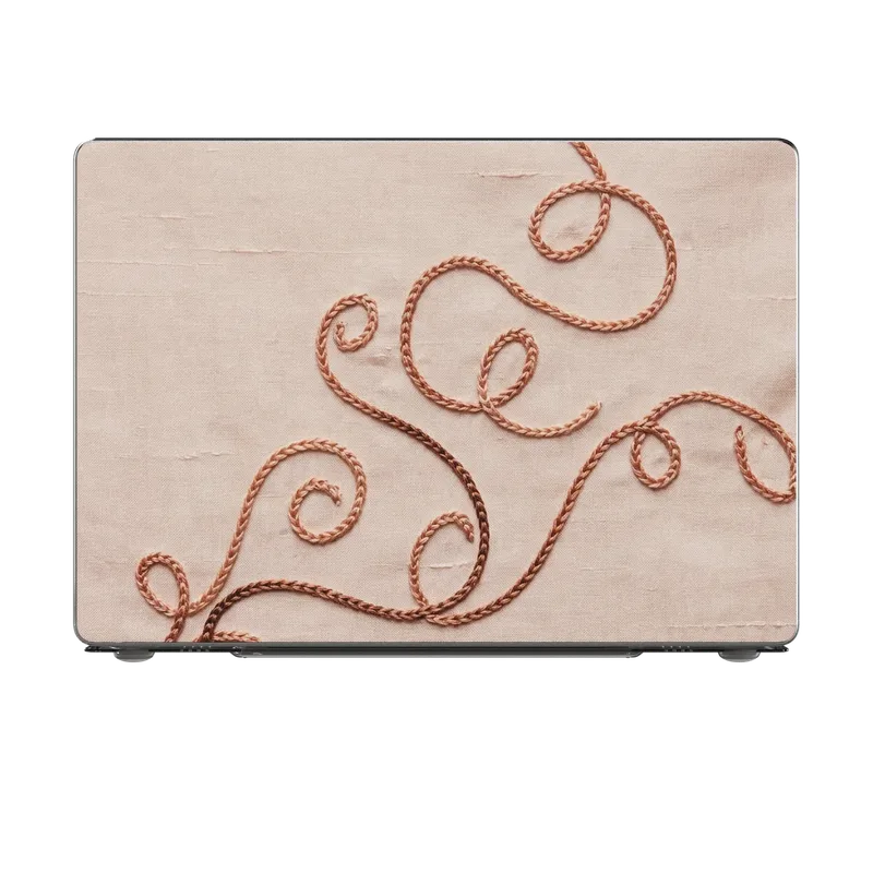 Rose Gold Chainstitch Vine case
