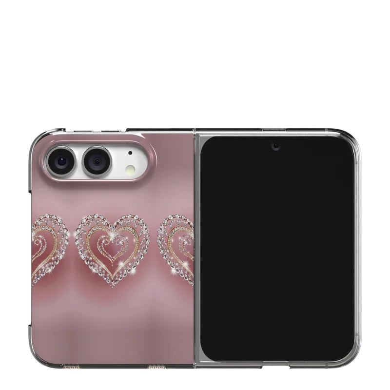 Sparkling Jewel Heart Case